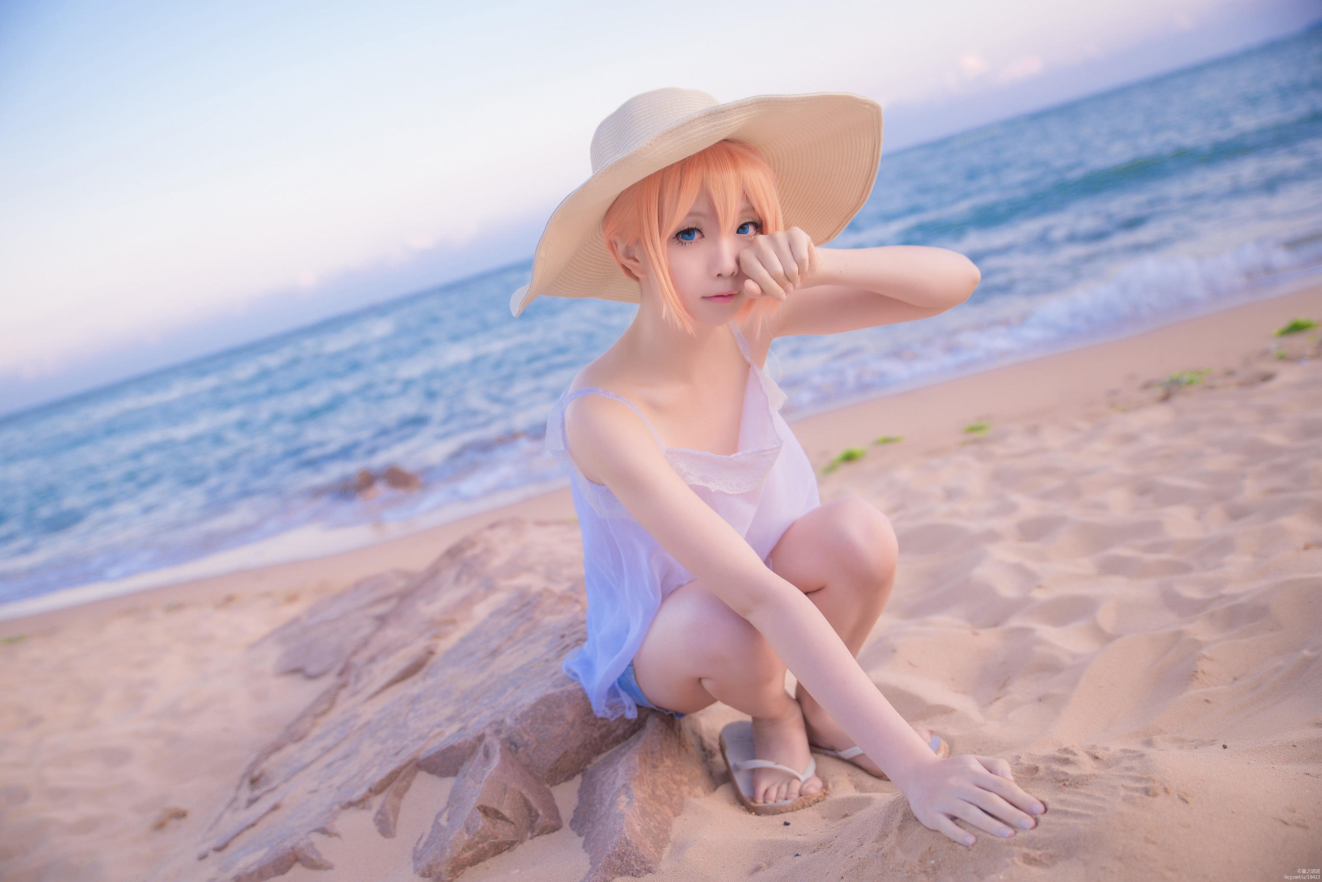 [网红Coser]星之迟迟《刀剑乱舞COS乱藤四郎》写真集插图2